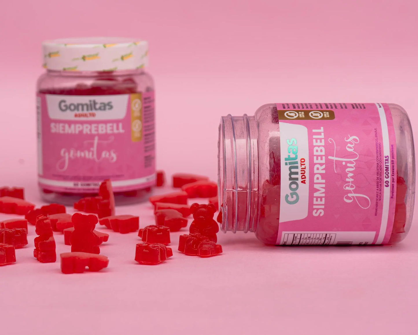 Gomitas para aumento de glúteos x60